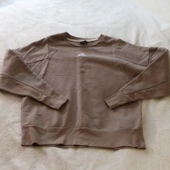 ADIDAS Tan Sweatshirt and Joggers Matching Set MENS MEDIUM